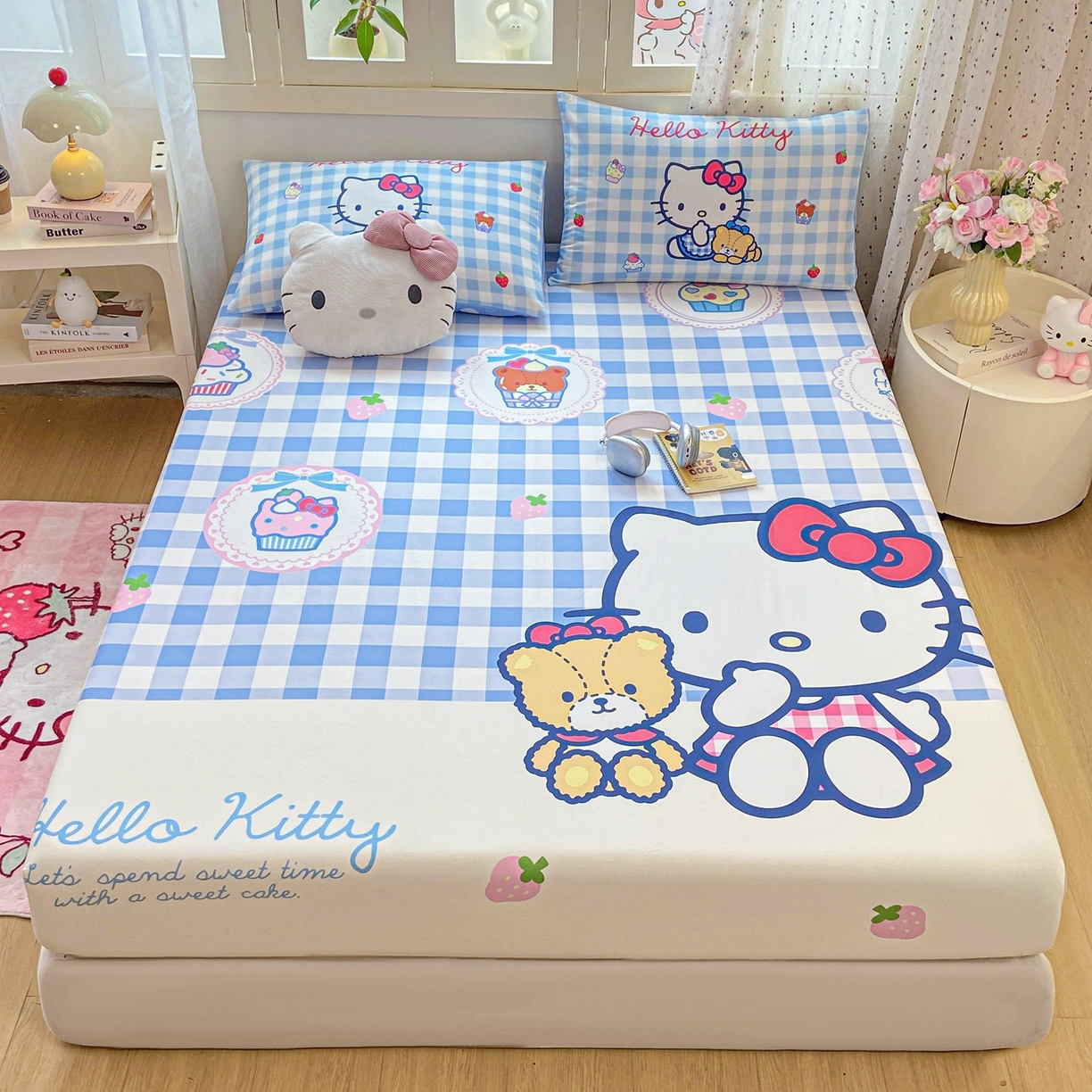 91家纺网 家纺一手货源 找家纺 （总）博雅 2025春夏新款三丽欧大版全棉纯棉单品床笠床笠单件单床笠