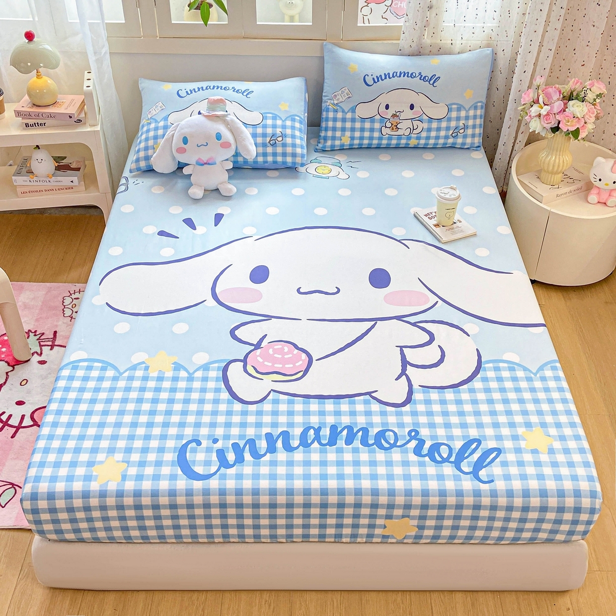 91家纺网 家纺一手货源 找家纺 （总）博雅 2025春夏新款三丽欧大版全棉纯棉单品床笠床笠单件单床笠