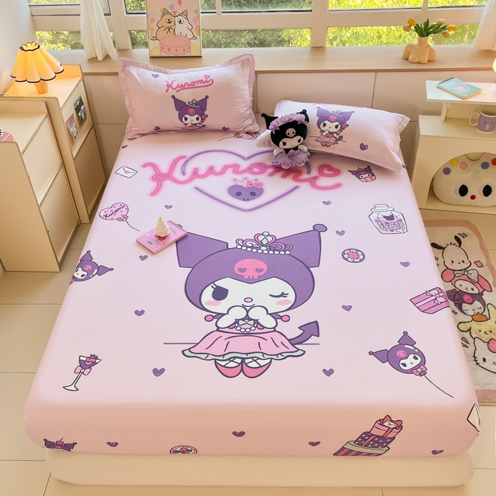 91家纺网 家纺一手货源 找家纺 （总）博雅 2025春夏新款三丽欧大版全棉纯棉单品床笠床笠单件单床笠