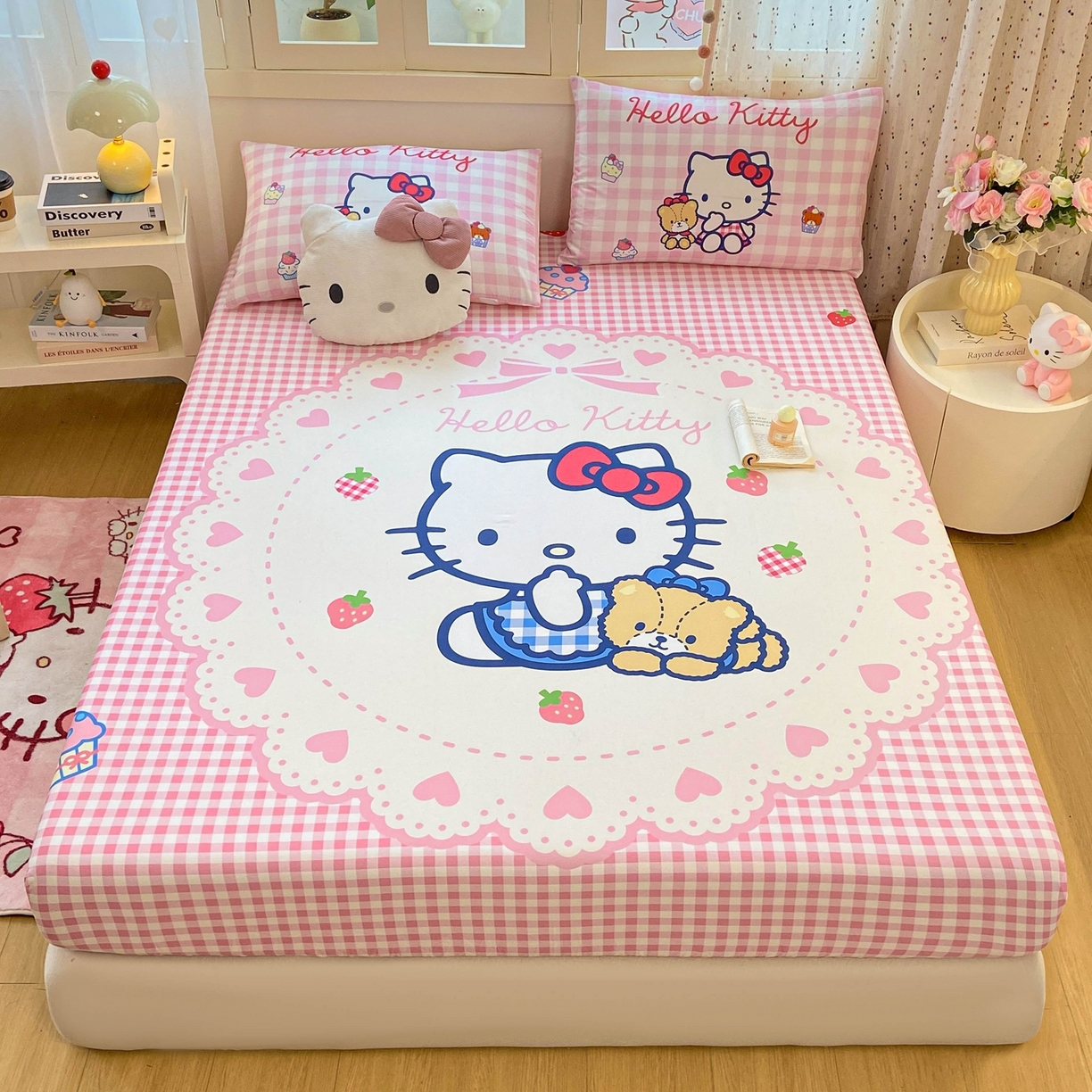 91家纺网 家纺一手货源 找家纺 （总）博雅 2025春夏新款三丽欧大版全棉纯棉单品床笠床笠单件单床笠