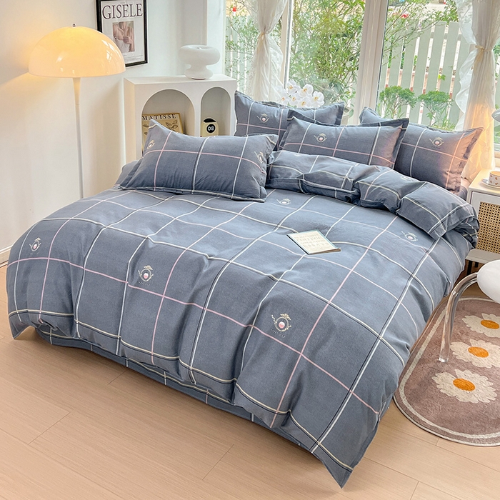 91家纺网 家纺一手货源 找家纺 文黛家居 2025新款植物羊绒亲肤小版花单被套 爱丽丝