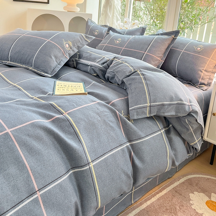 91家纺网 家纺一手货源 找家纺 文黛家居 2025新款植物羊绒亲肤小版花单被套 爱丽丝