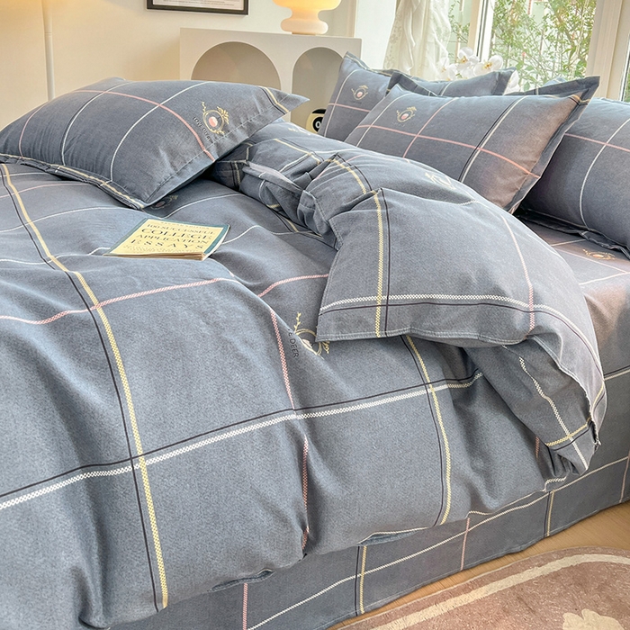 91家纺网 家纺一手货源 找家纺 文黛家居 2025新款植物羊绒亲肤小版花单被套 爱丽丝