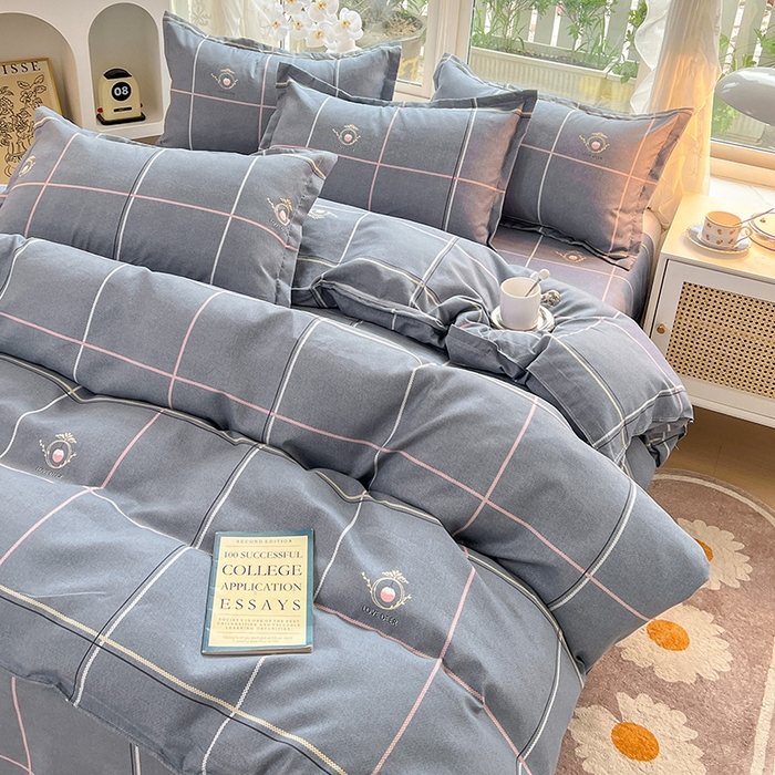 91家纺网 家纺一手货源 找家纺 文黛家居 2025新款植物羊绒亲肤小版花单被套 爱丽丝