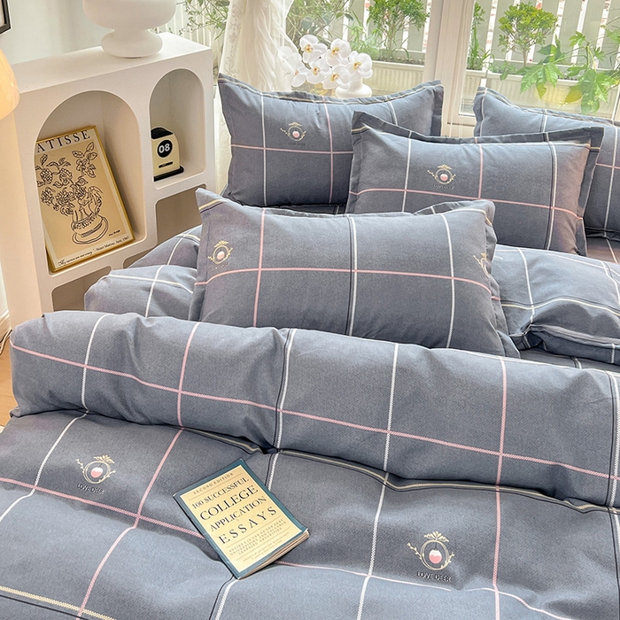 91家纺网 家纺一手货源 找家纺 文黛家居 2025新款植物羊绒亲肤小版花单被套 爱丽丝