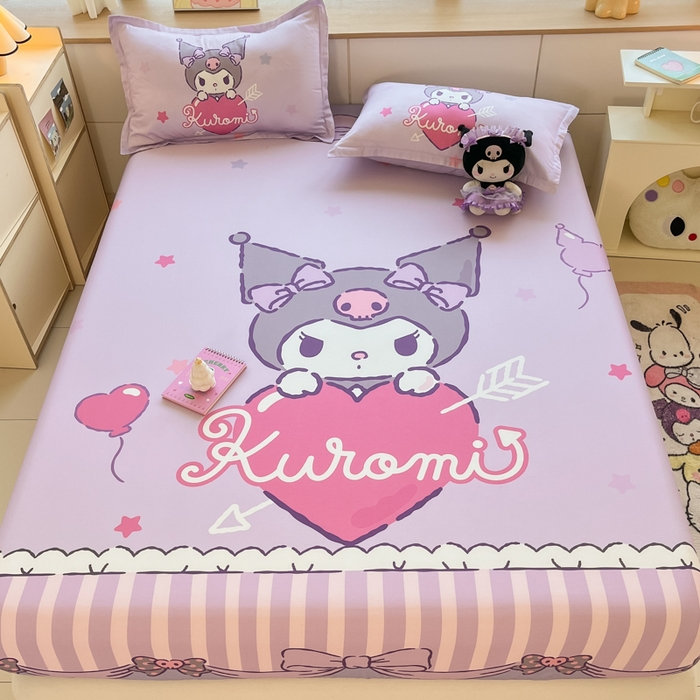 91家纺网 家纺一手货源 找家纺 博雅 2025春夏新款三丽欧大版全棉纯棉单品床笠床笠单件单床笠 全棉大版-甜心库洛米