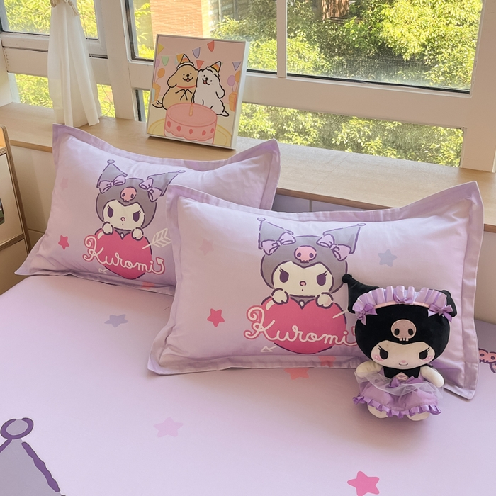 91家纺网 家纺一手货源 找家纺 博雅 2025春夏新款三丽欧大版全棉纯棉单品床笠床笠单件单床笠 全棉大版-甜心库洛米