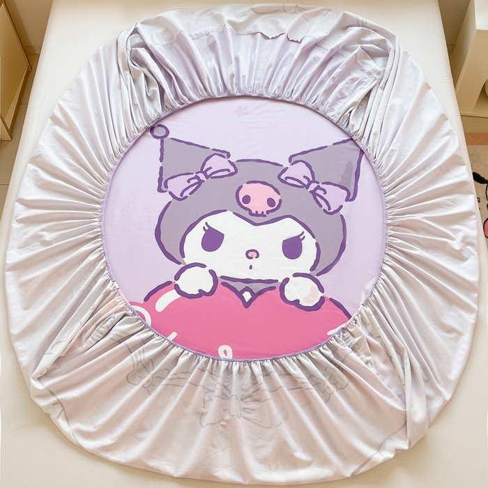 91家纺网 家纺一手货源 找家纺 博雅 2025春夏新款三丽欧大版全棉纯棉单品床笠床笠单件单床笠 全棉大版-甜心库洛米