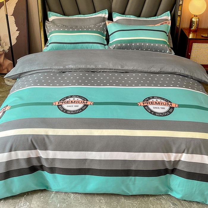 91家纺网 家纺一手货源 找家纺 文黛家居 2025新款植物羊绒亲肤小版花单被套 安德里亚1