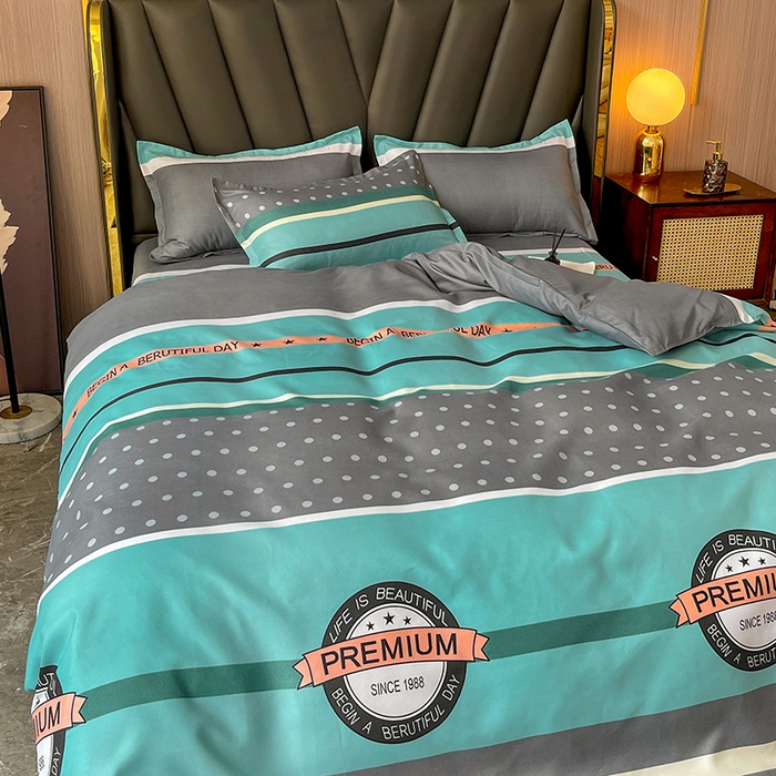 91家纺网 家纺一手货源 找家纺 文黛家居 2025新款植物羊绒亲肤小版花单被套 安德里亚1