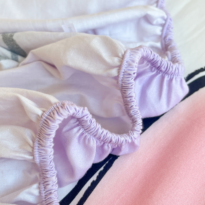 91家纺网 家纺一手货源 找家纺 博雅 2025春夏新款三丽欧大版全棉纯棉单品床笠床笠单件单床笠 全棉大版-香香KT