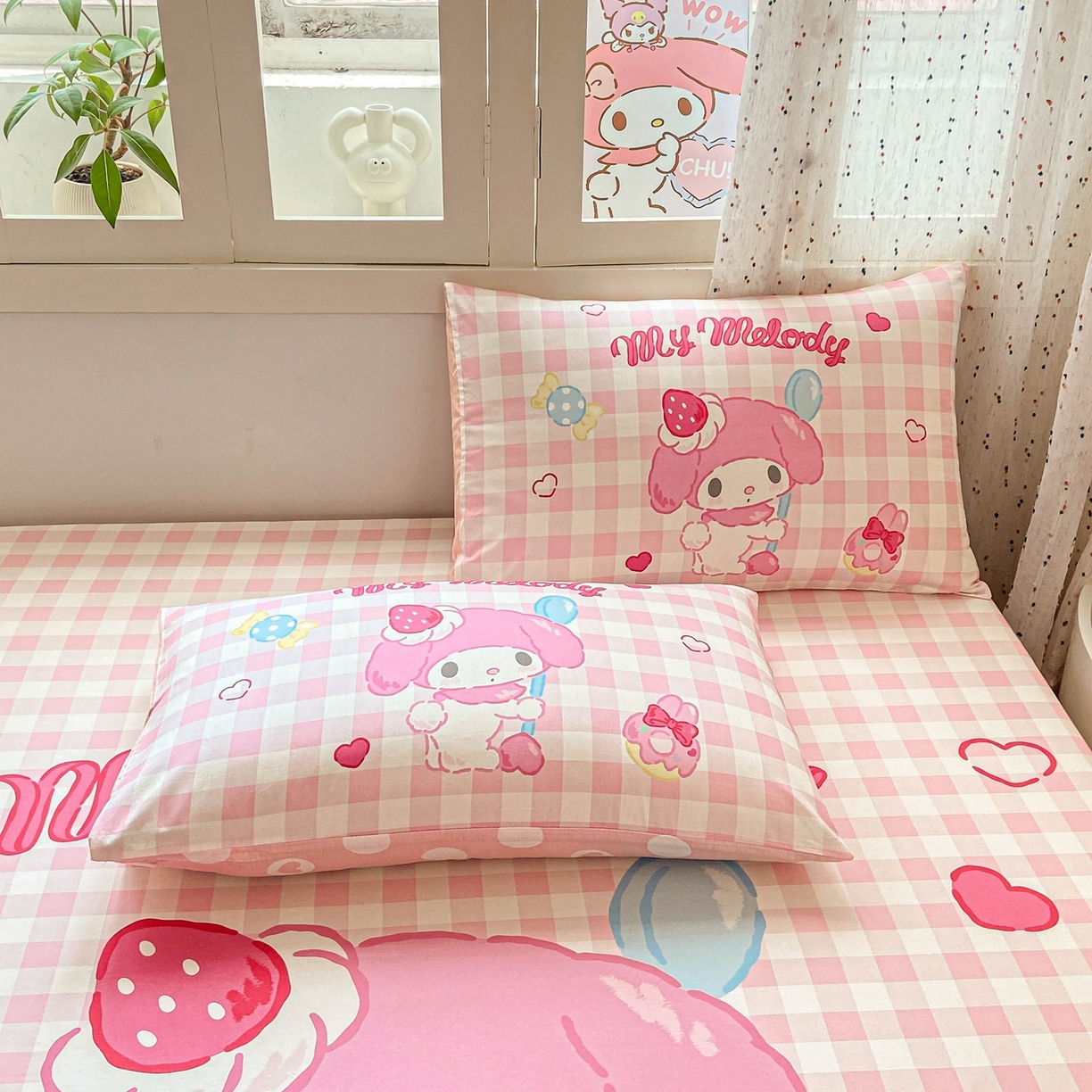 91家纺网 家纺一手货源 找家纺 博雅 2025春夏新款三丽欧大版全棉纯棉单品床笠床笠单件单床笠 全棉大版-玩具熊KT