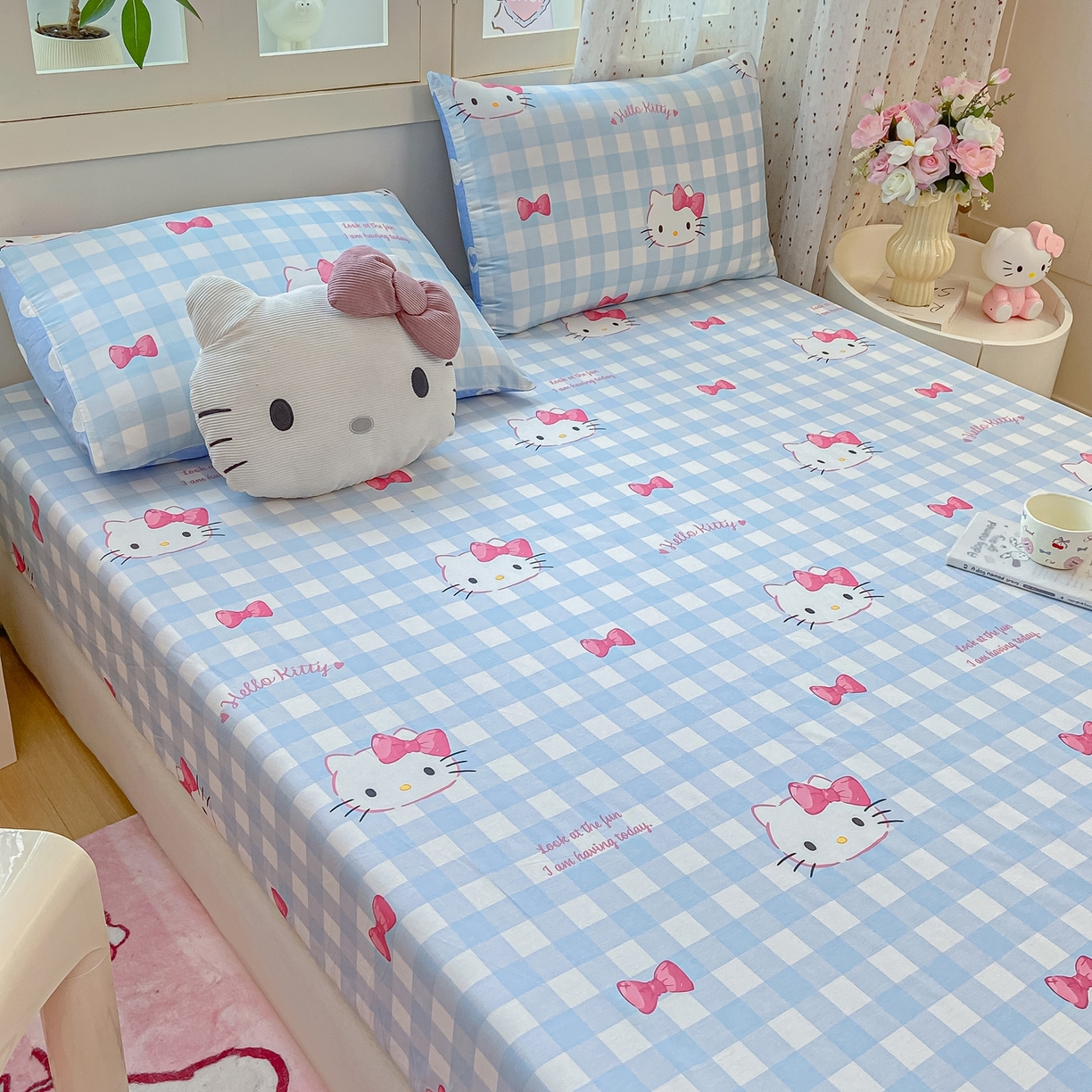 91家纺网 家纺一手货源 找家纺 （总）博雅 2025春夏新款三丽欧小版全棉纯棉单品床笠床笠单件单床笠