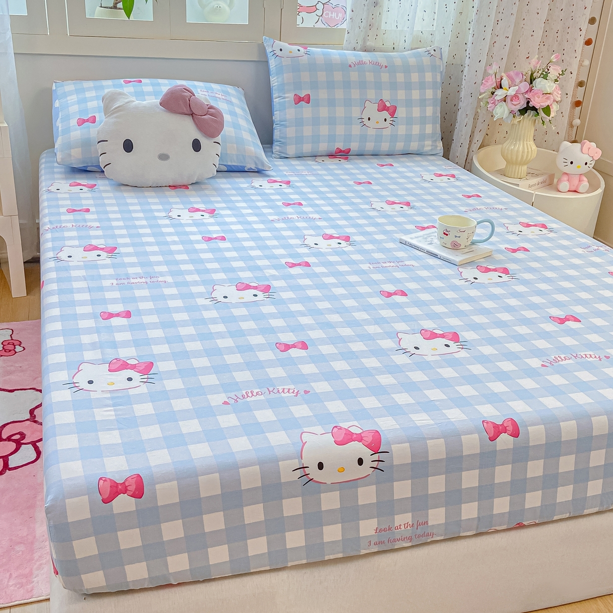 91家纺网 家纺一手货源 找家纺 （总）博雅 2025春夏新款三丽欧小版全棉纯棉单品床笠床笠单件单床笠