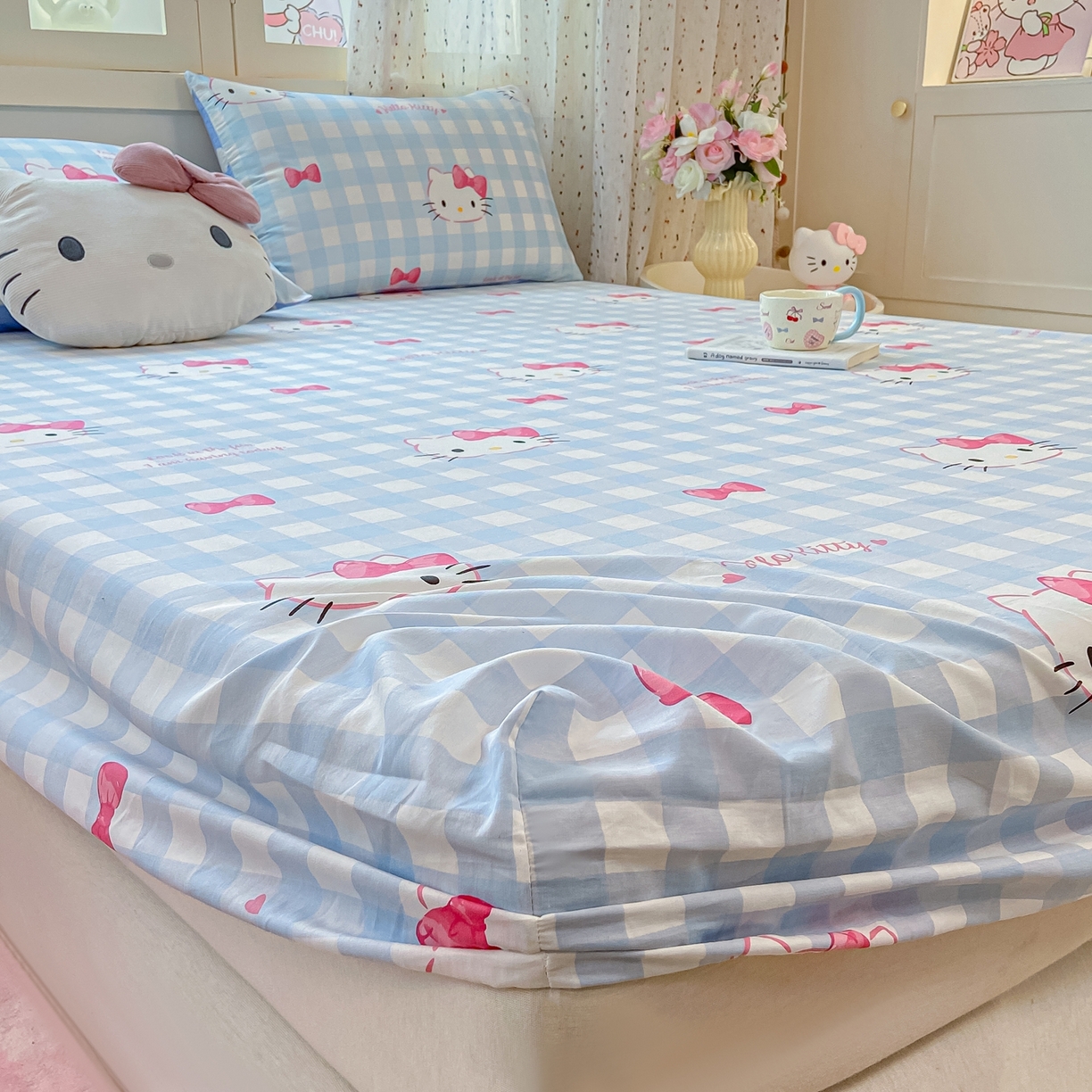 91家纺网 家纺一手货源 找家纺 （总）博雅 2025春夏新款三丽欧小版全棉纯棉单品床笠床笠单件单床笠