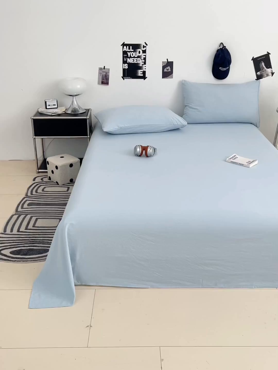 91家纺网 家纺一手货源 找家纺 （总）优尚佳生活馆 2025新款亲肤水洗棉纯色单品床单