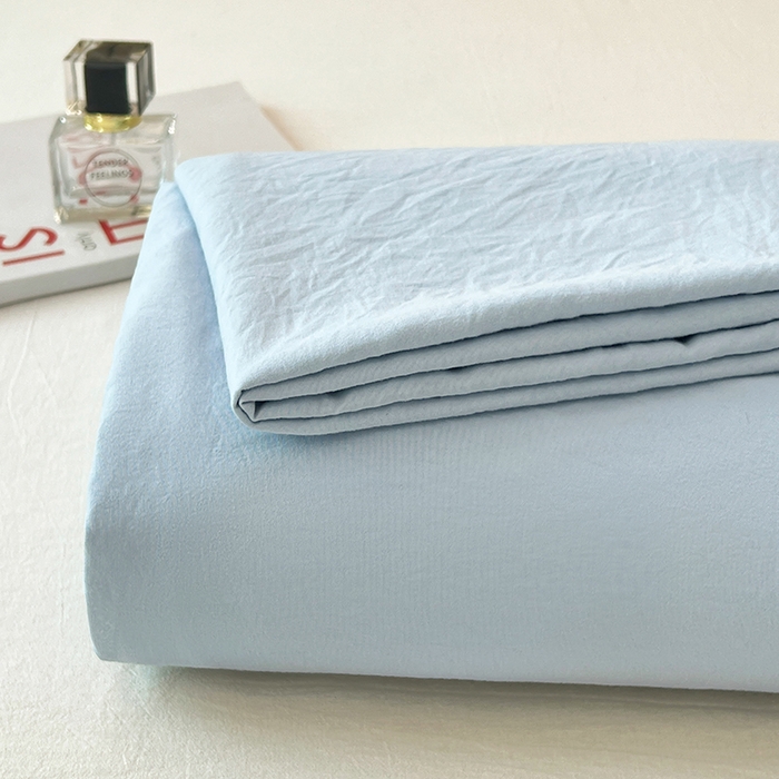 （总）优尚佳生活馆 2025新款亲肤水洗棉纯色单品床单