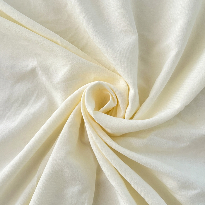 91家纺网 家纺一手货源 找家纺 优尚佳生活馆 2025新款亲肤水洗棉纯色单品床单 奶酪白