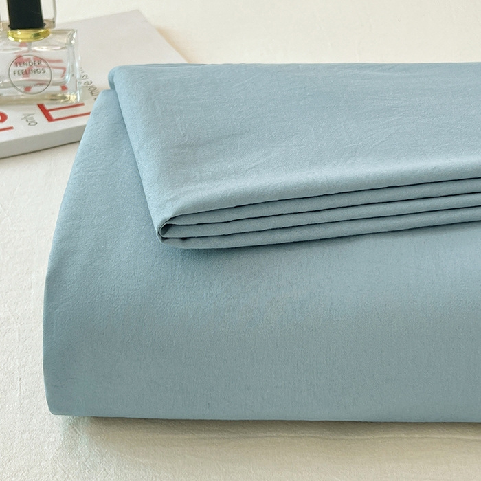 优尚佳生活馆 2025新款亲肤水洗棉纯色单品床单 品悦