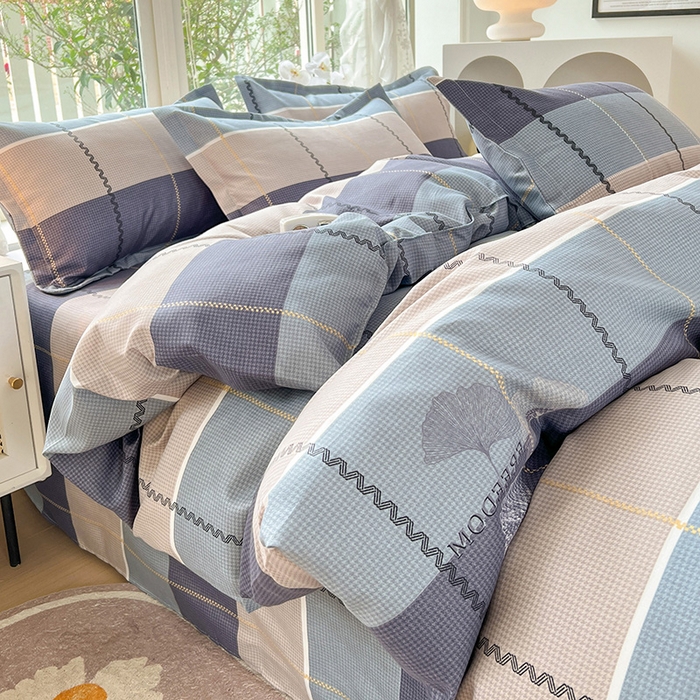 91家纺网 家纺一手货源 找家纺 文黛家居 2025新款植物羊绒亲肤小版花单被套 秋的季节