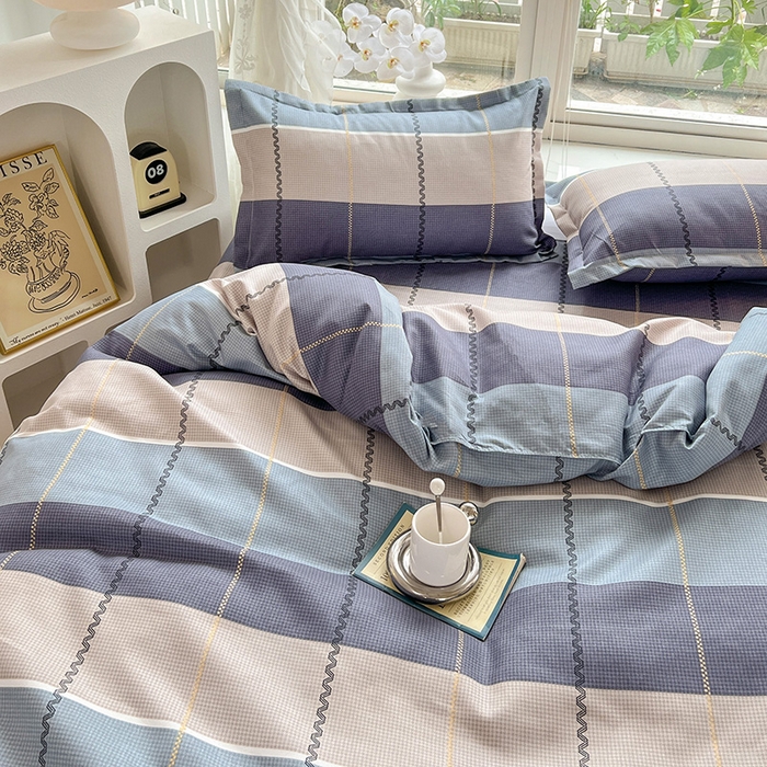 91家纺网 家纺一手货源 找家纺 文黛家居 2025新款植物羊绒亲肤小版花单被套 秋的季节