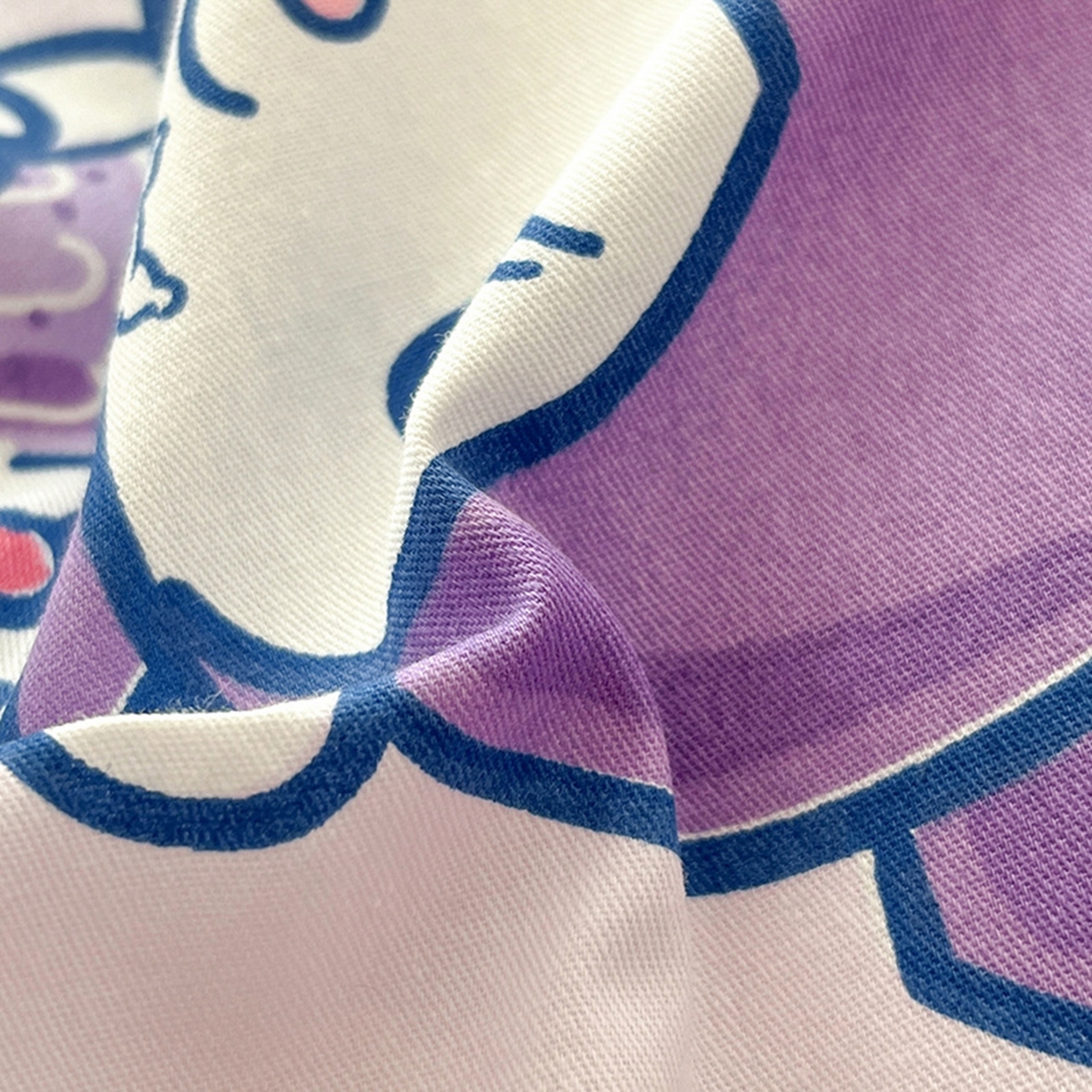 91家纺网 家纺一手货源 找家纺 博雅 2025春夏新款三丽欧小版全棉纯棉单品床笠床笠单件单床笠 多彩库洛米