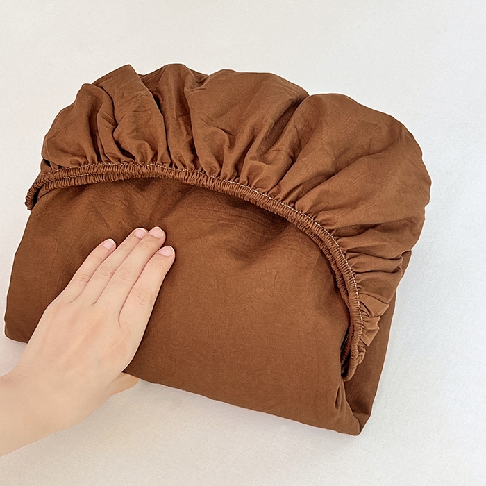 91家纺网 家纺一手货源 找家纺 （总）优尚佳生活馆 2025新款亲肤水洗棉纯色单品床笠