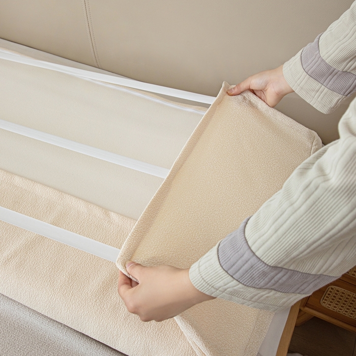 91家纺网 家纺一手货源 找家纺 （总）沐沐家纺 2026新款泰迪绒床头罩靠背