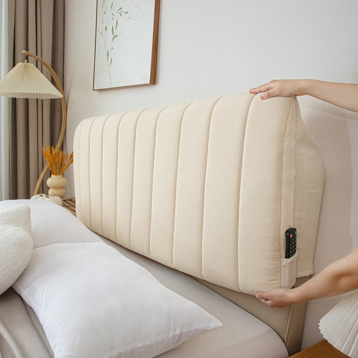 91家纺网 家纺一手货源 找家纺 （总）沐沐家纺 2026新款泰迪绒床头罩靠背