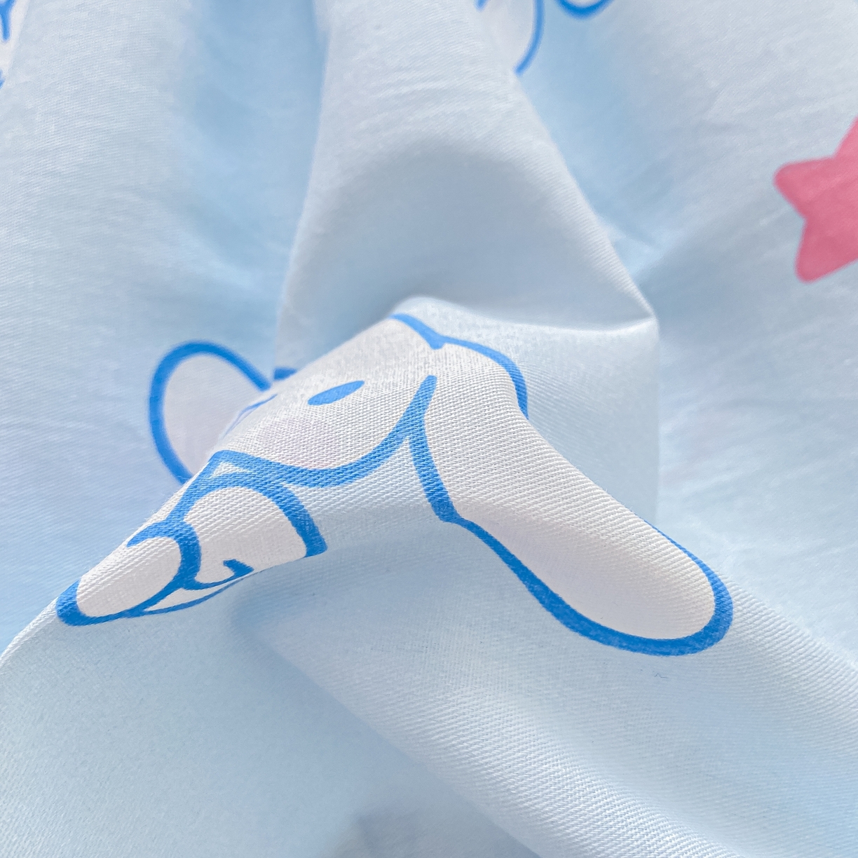 91家纺网 家纺一手货源 找家纺 博雅 2025春夏新款三丽欧小版全棉纯棉单品床笠床笠单件单床笠 满版玉桂狗