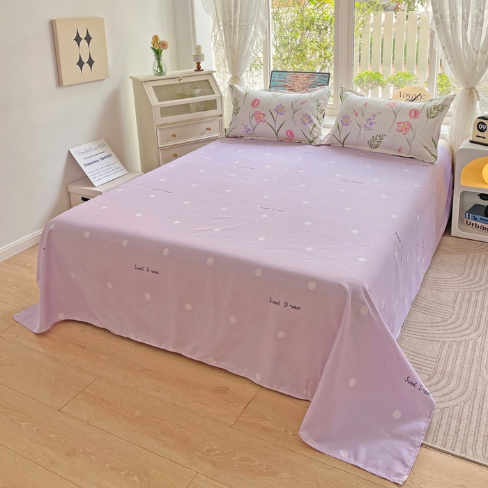 91家纺网 家纺一手货源 找家纺 文黛家居 2025新款植物羊绒亲肤小版花单被套 欣然花开