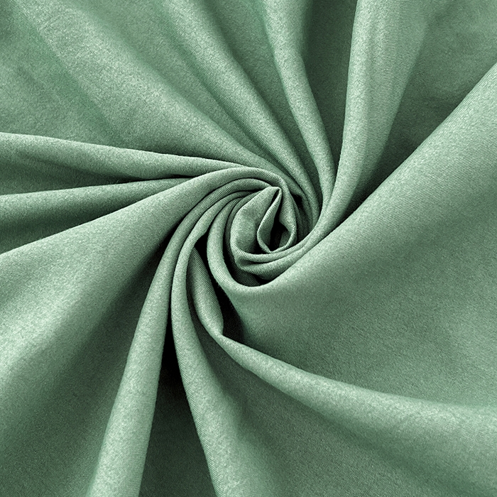 91家纺网 家纺一手货源 找家纺 优尚佳生活馆 2025新款亲肤水洗棉纯色单品床笠 麦苗绿