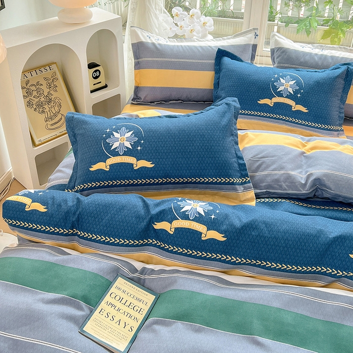 91家纺网 家纺一手货源 找家纺 文黛家居 2025新款植物羊绒亲肤小版花单被套 星语