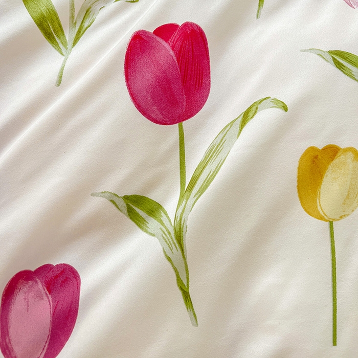 91家纺网 家纺一手货源 找家纺 文黛家居 2025新款植物羊绒亲肤小版花单被套 雅韵