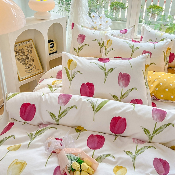 91家纺网 家纺一手货源 找家纺 文黛家居 2025新款植物羊绒亲肤小版花单被套 雅韵