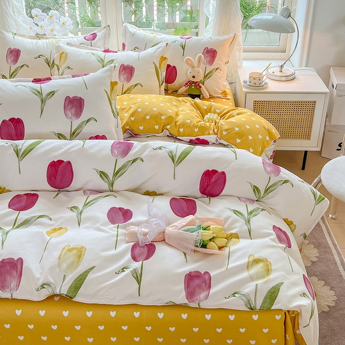 91家纺网 家纺一手货源 找家纺 文黛家居 2025新款植物羊绒亲肤小版花单被套 雅韵