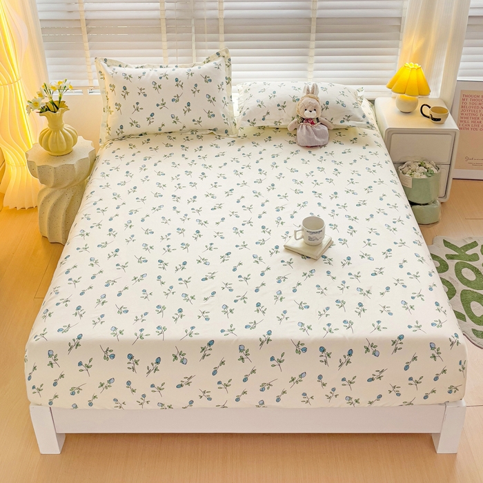 91家纺网 家纺一手货源 找家纺 （总）文黛家居 2025新款时尚印花亲肤床笠单床笠