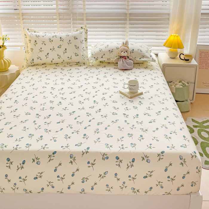 91家纺网 家纺一手货源 找家纺 （总）文黛家居 2025新款时尚印花亲肤床笠单床笠