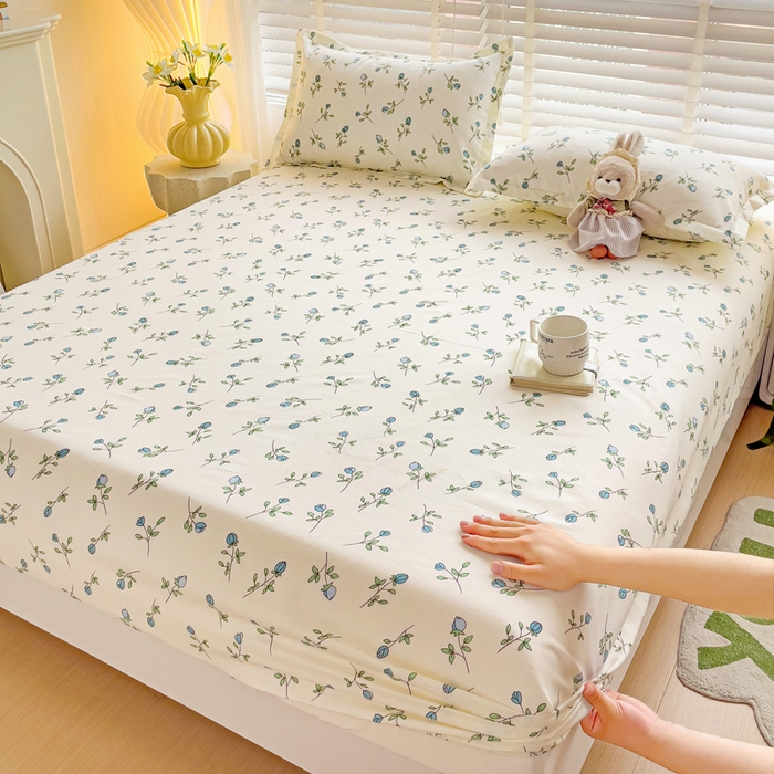 91家纺网 家纺一手货源 找家纺 （总）文黛家居 2025新款时尚印花亲肤床笠单床笠