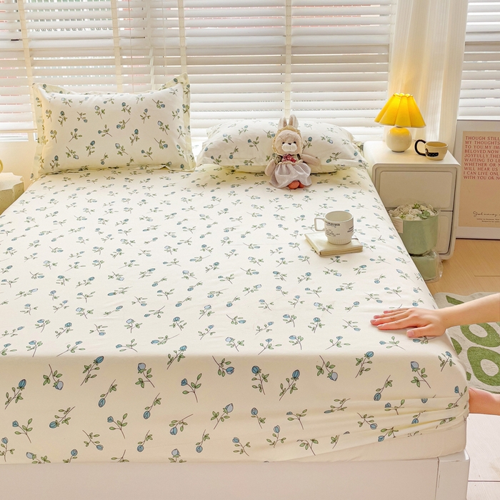 91家纺网 家纺一手货源 找家纺 （总）文黛家居 2025新款时尚印花亲肤床笠单床笠