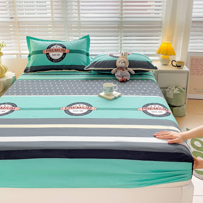 91家纺网 家纺一手货源 找家纺 （总）文黛家居 2025新款时尚印花亲肤床笠单床笠