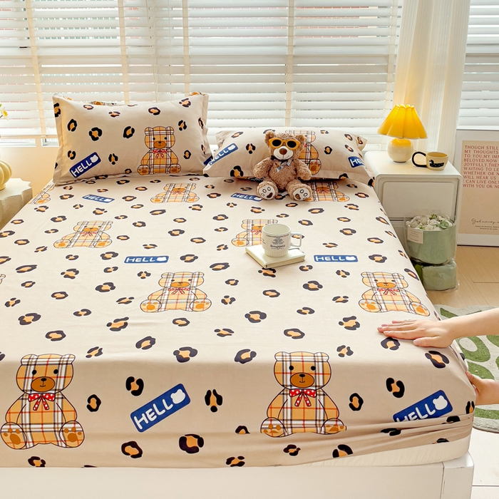 91家纺网 家纺一手货源 找家纺 （总）文黛家居 2025新款时尚印花亲肤床笠单床笠