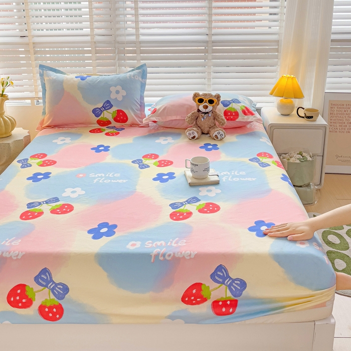 91家纺网 家纺一手货源 找家纺 （总）文黛家居 2025新款时尚印花亲肤床笠单床笠