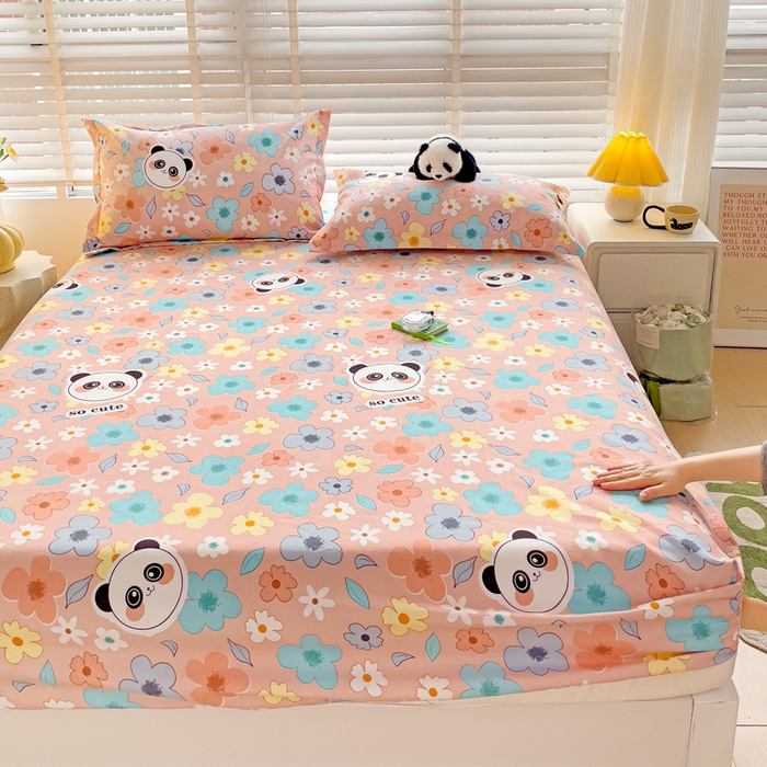 91家纺网 家纺一手货源 找家纺 （总）文黛家居 2025新款时尚印花亲肤床笠单床笠