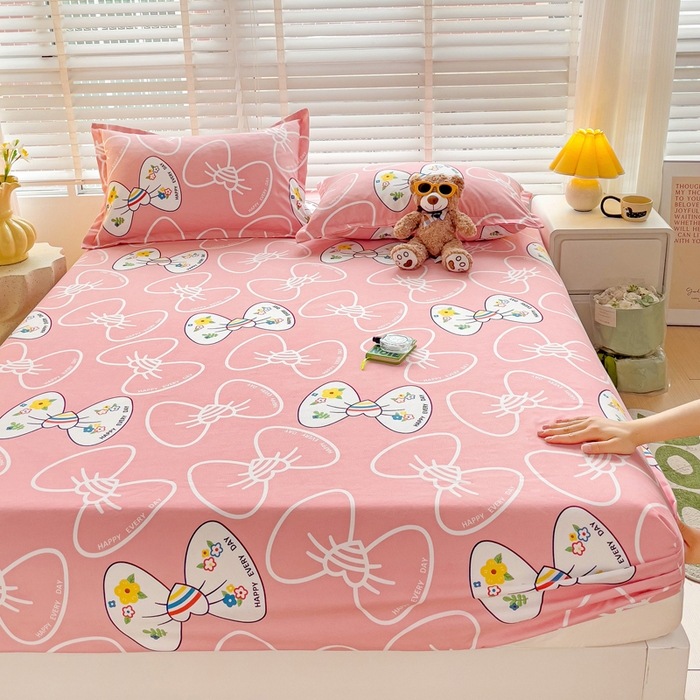 91家纺网 家纺一手货源 找家纺 （总）文黛家居 2025新款时尚印花亲肤床笠单床笠