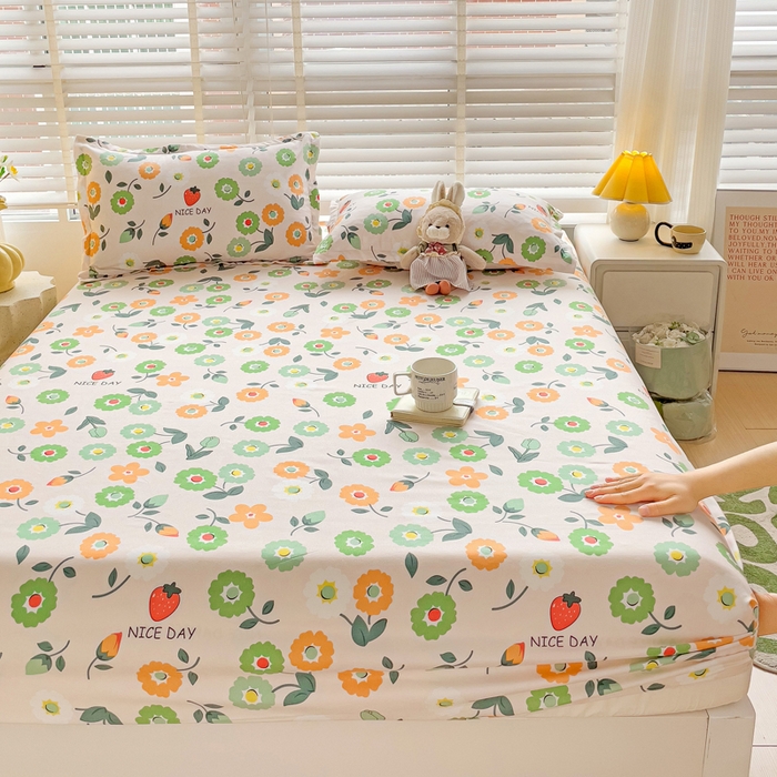 91家纺网 家纺一手货源 找家纺 （总）文黛家居 2025新款时尚印花亲肤床笠单床笠