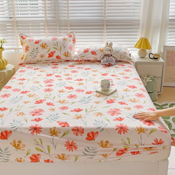 91家纺网 家纺一手货源 找家纺 （总）文黛家居 2025新款时尚印花亲肤床笠单床笠