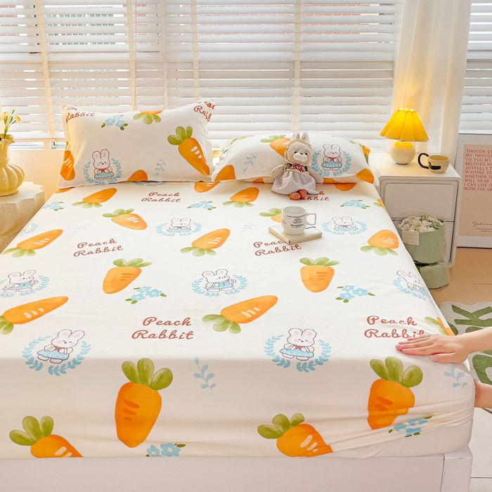 91家纺网 家纺一手货源 找家纺 （总）文黛家居 2025新款时尚印花亲肤床笠单床笠