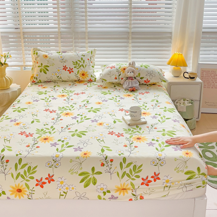 91家纺网 家纺一手货源 找家纺 （总）文黛家居 2025新款时尚印花亲肤床笠单床笠