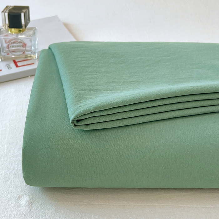 优佳优品 2025新款亲肤水洗棉纯色单品床单 麦苗绿
